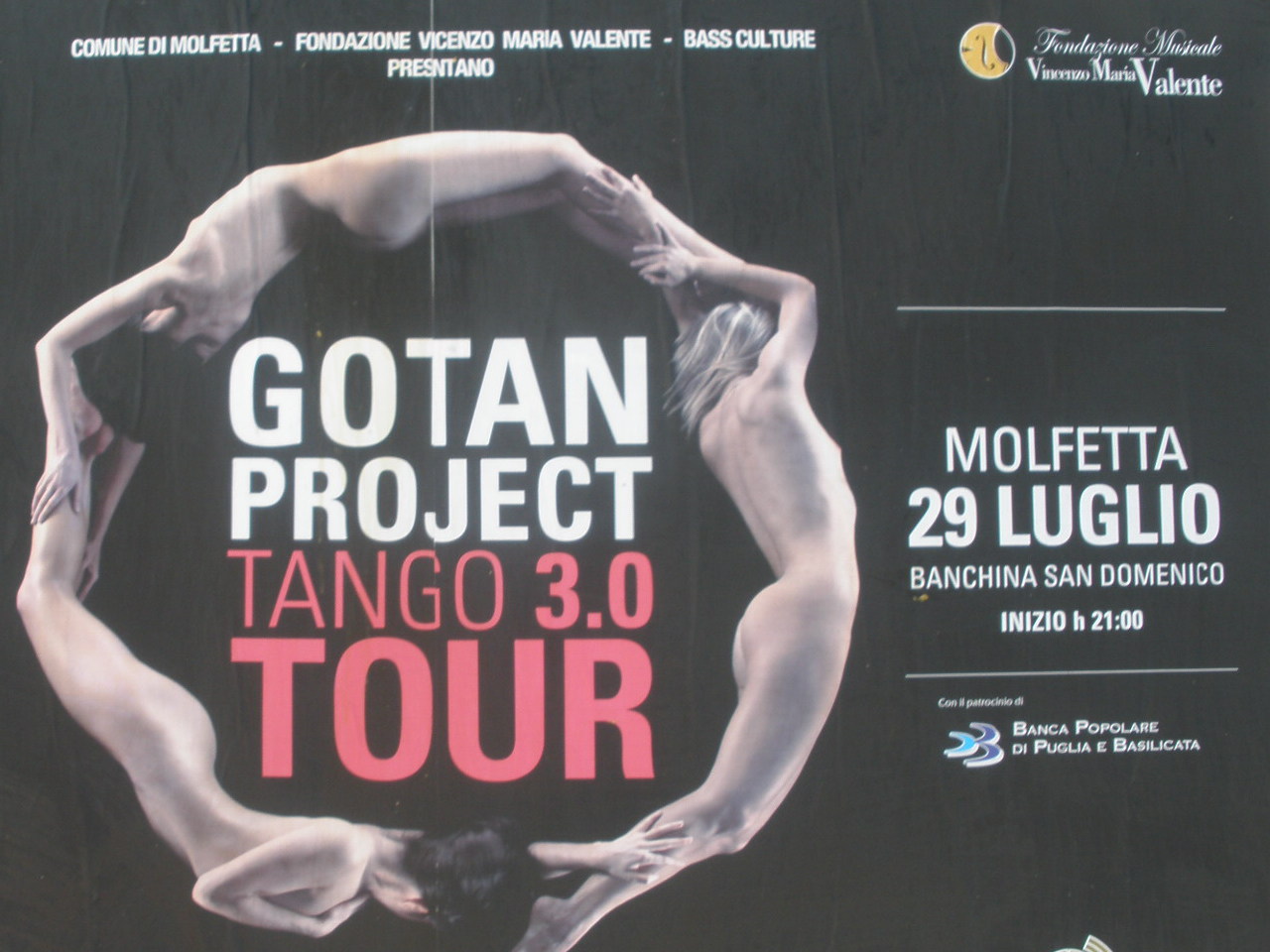 Gotan Project, in concerto, a Molfetta